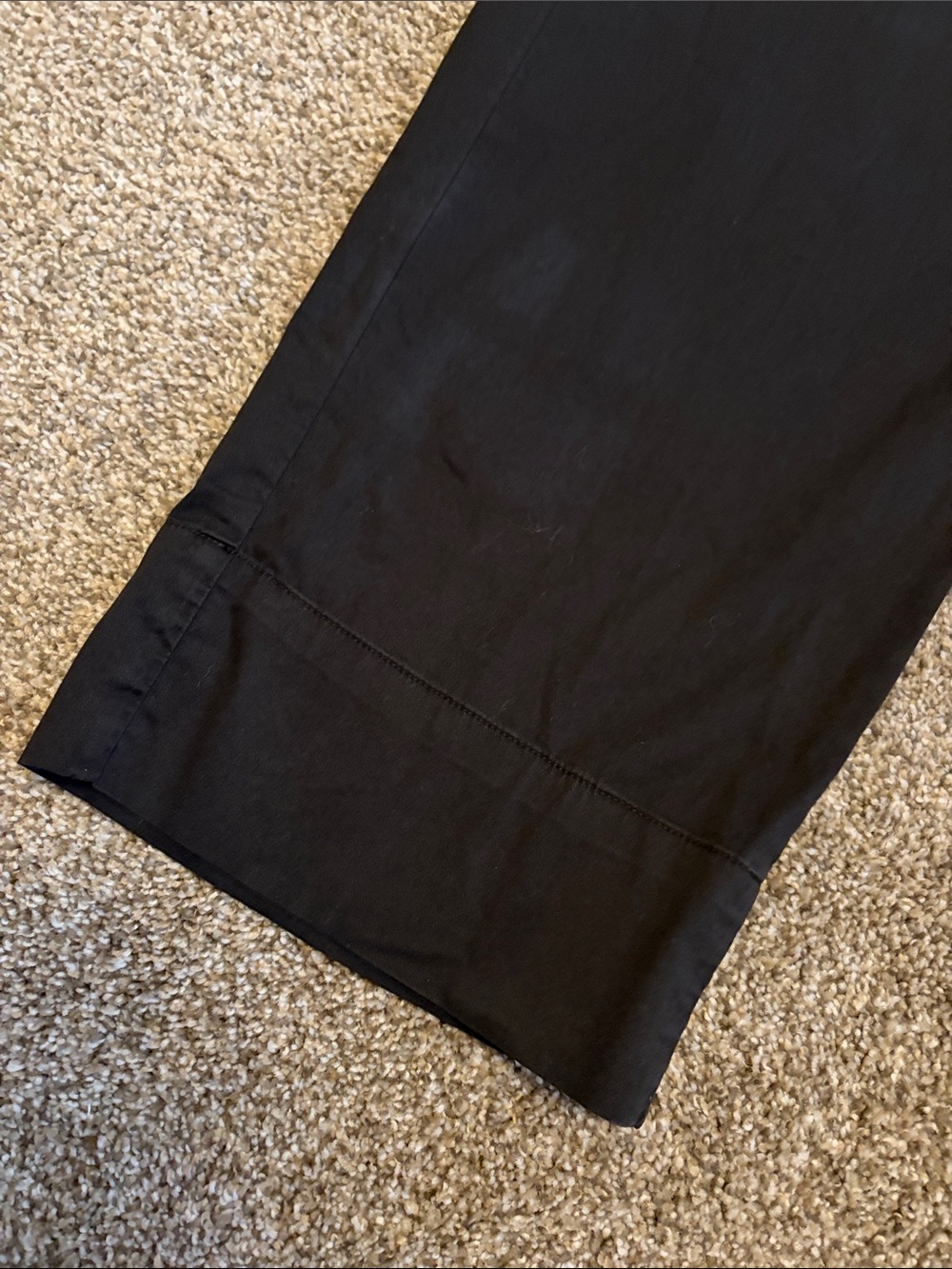 Everlane The Easy Pull On Chino Black Elastic-Waist Pants Size 4 - Picture 4 of 9